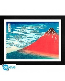 Hokusai - Red Fuji Framed Print