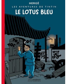 Les Aventures de Tintin: Le Lotus bleu - Édition noir et blanc colorisée (Ed. Francesa)