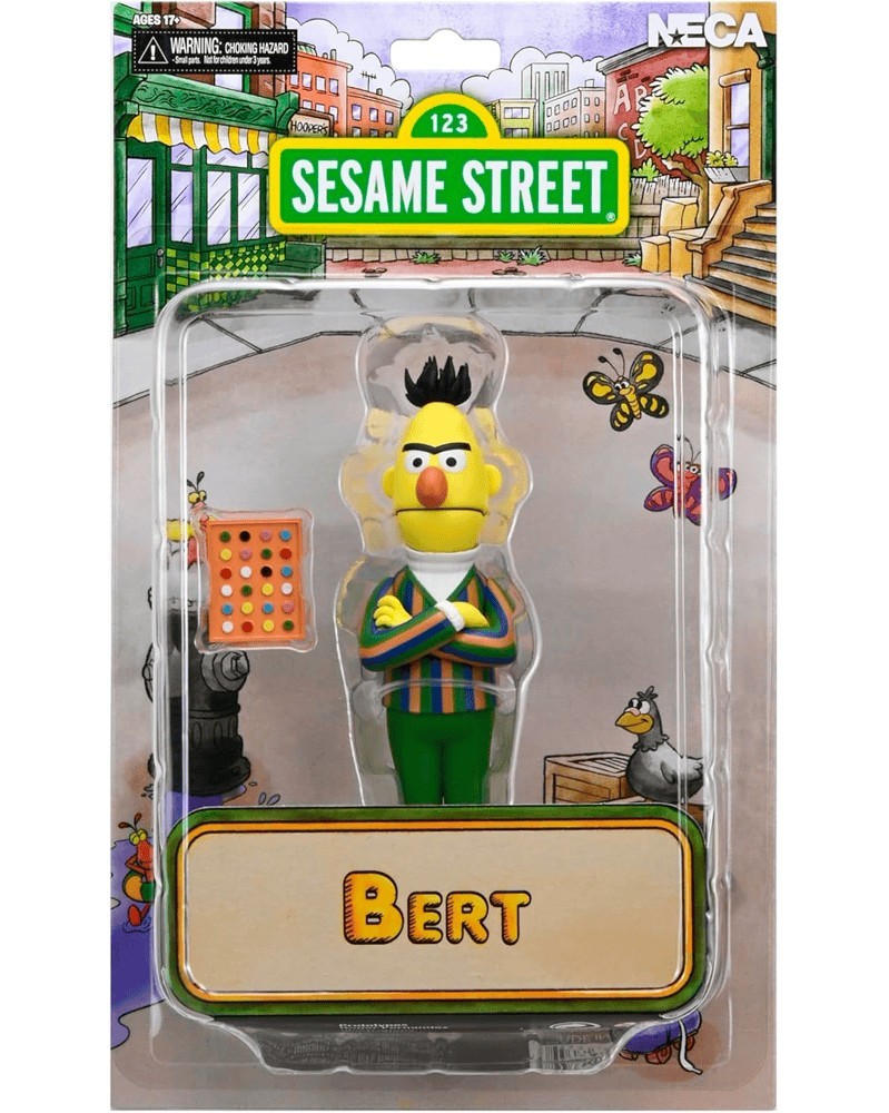 Sesame Street Toony Classics Action Figure - Bert Sesame Street Toony Classics Action Figure - Bert