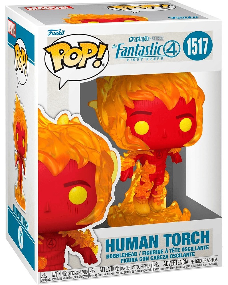 Funko POP Marvel - Fantastic Four: First Steps - Human Torch Funko POP Marvel - Fantastic Four: First Steps - Human Torch