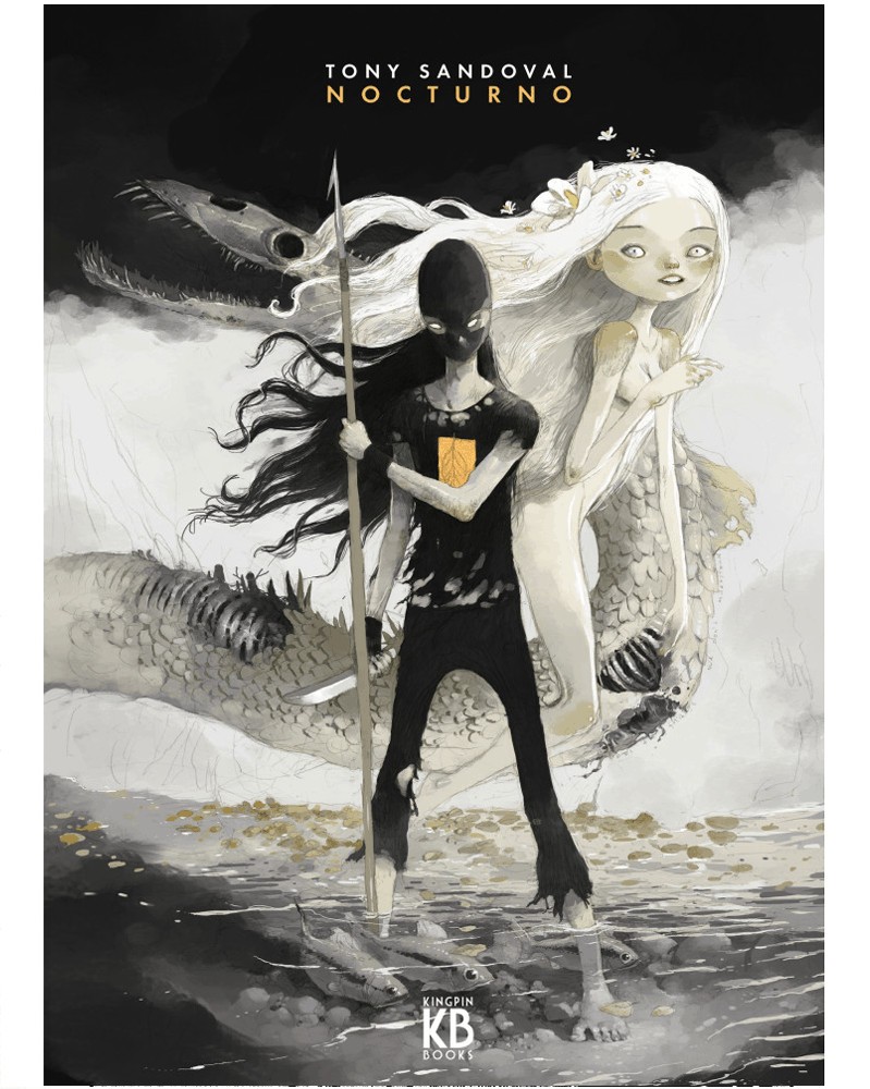 Nocturno, de Tony Sandoval, capa Nocturno, de Tony Sandoval, capa