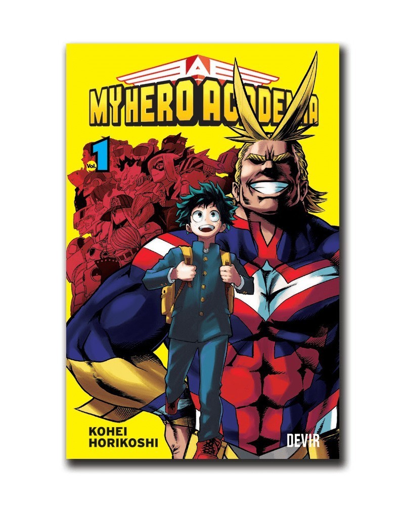 My Hero Academia vol.1 (Ed. Portuguesa), capa