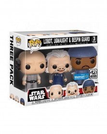 POP Star Wars - 3-Pack - Lobot, Ugnaught, Bespin Guard (Walmart Exclusive), caixa