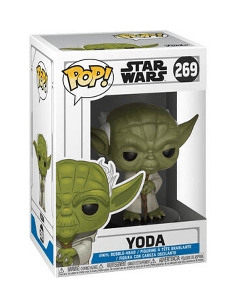 Funko POP Star Wars - Clone Wars - Yoda, caixa