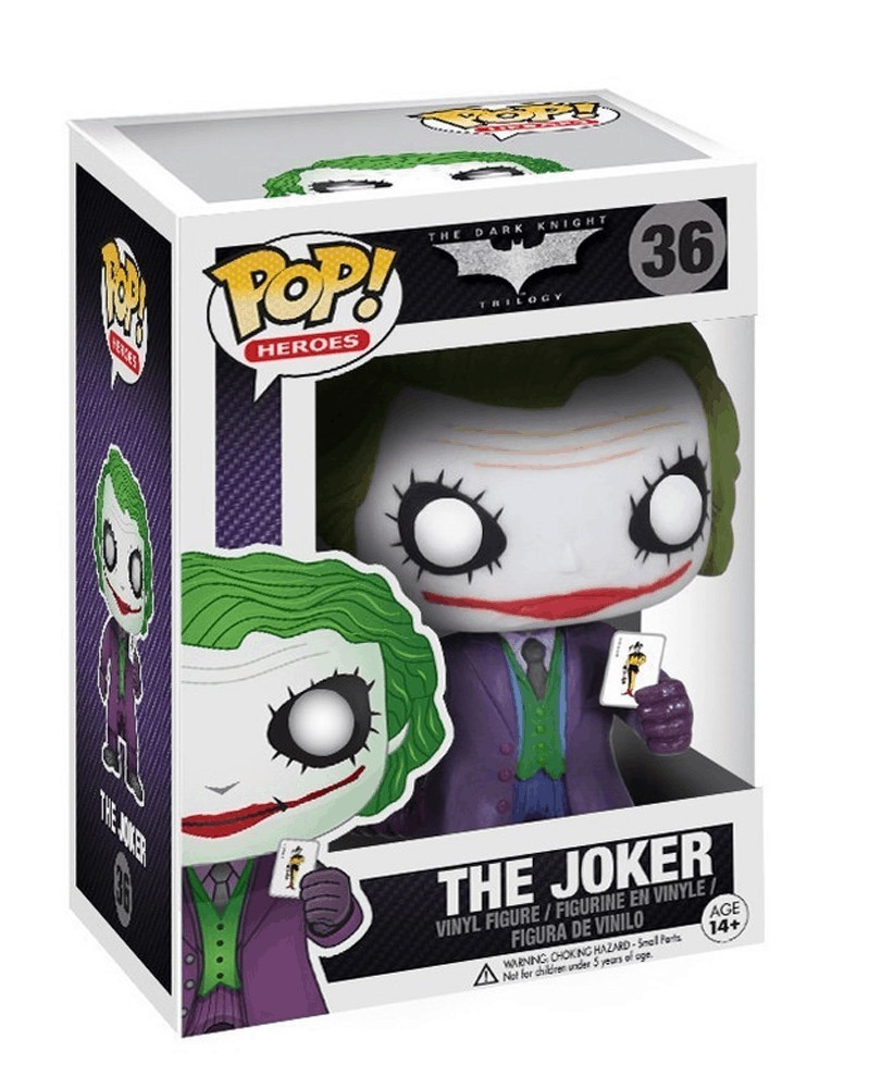 Funko POP Heroes - The Dark Knight - Joker, caixa