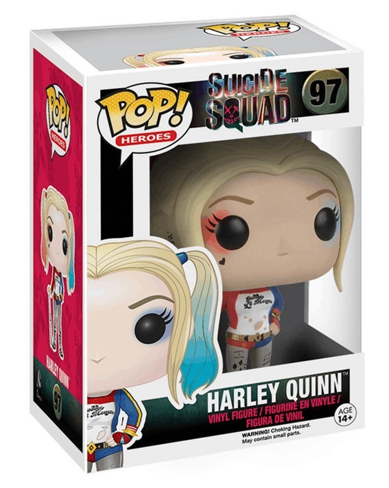 Funko POP Heroes - Suicide Squad - Harley Quinn, caixa