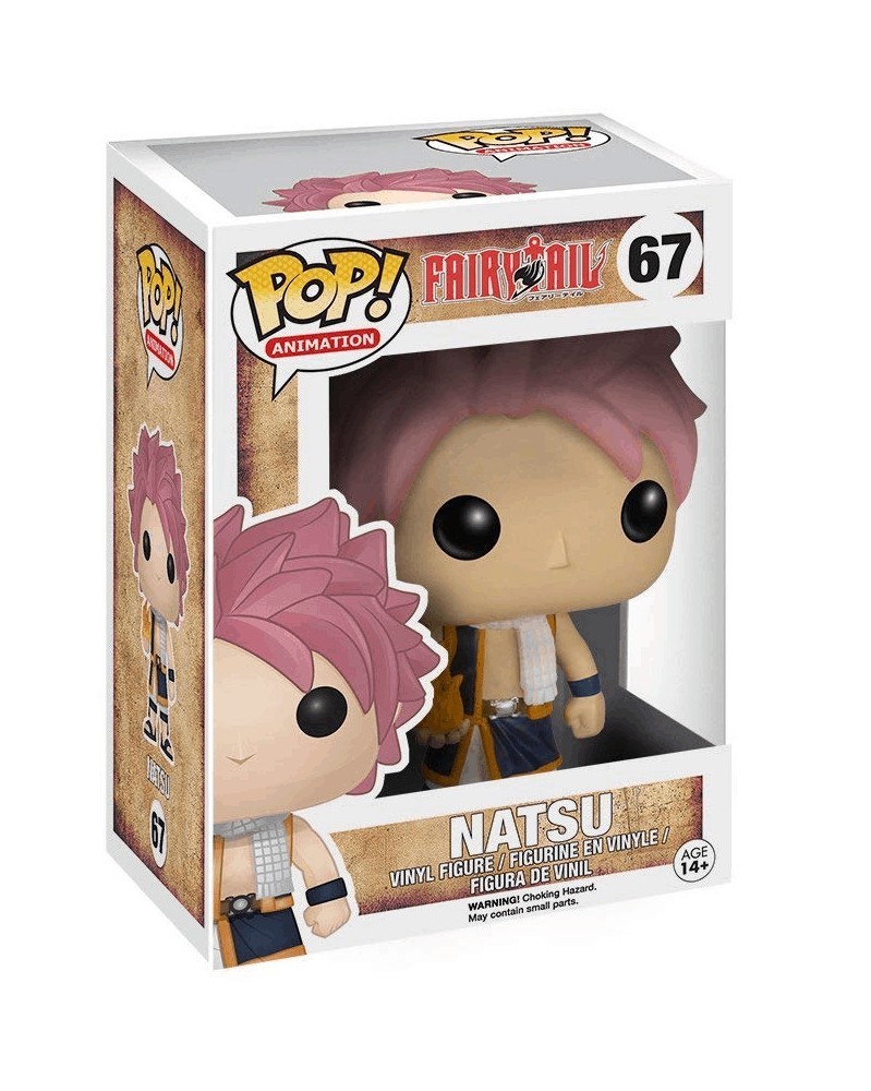 Funko POP Anime - Fairy Tail - Natsu, caixa Funko POP Anime - Fairy Tail - Natsu, caixa