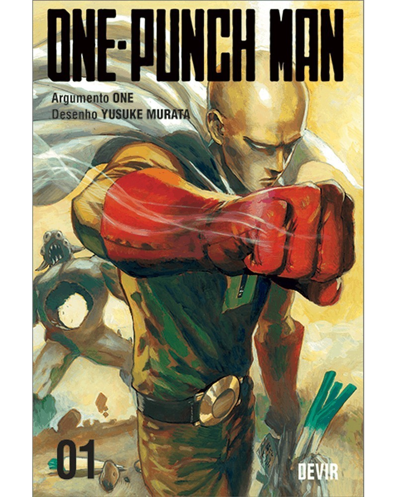 One-Punch Man vol.1 (Ed. Portuguesa) Capa