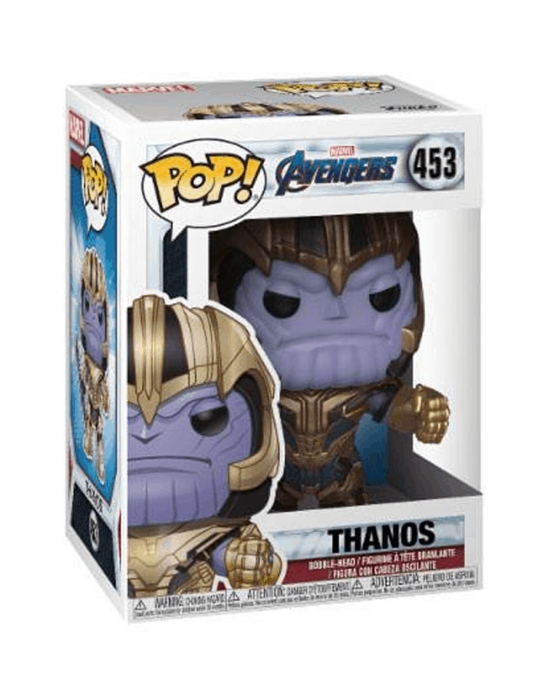 Funko POP Avengers: Endgame - Thanos, caixa Funko POP Avengers: Endgame - Thanos, caixa