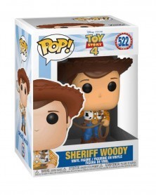 Funko POP Disney - Toy Story 4 - Sheriff Woody, caixa