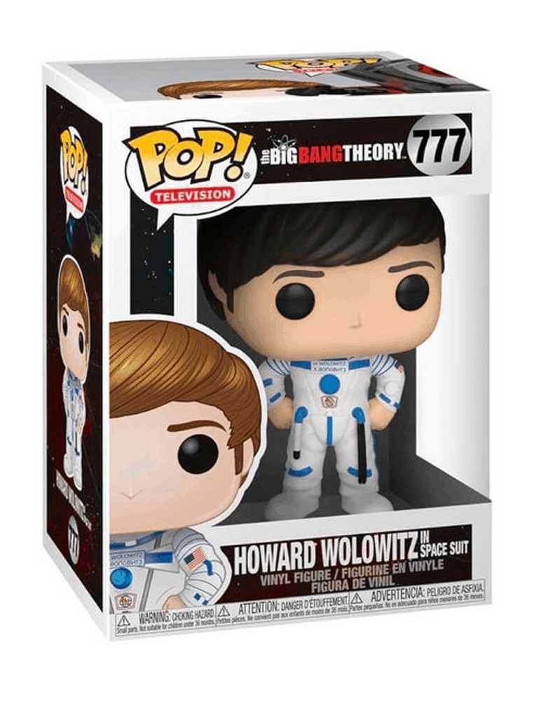 Funko POP Television - The Big Bang Theory - Howard in Space Suit, caixa Funko POP Television - The Big Bang Theory - Howard in Space Suit, caixa