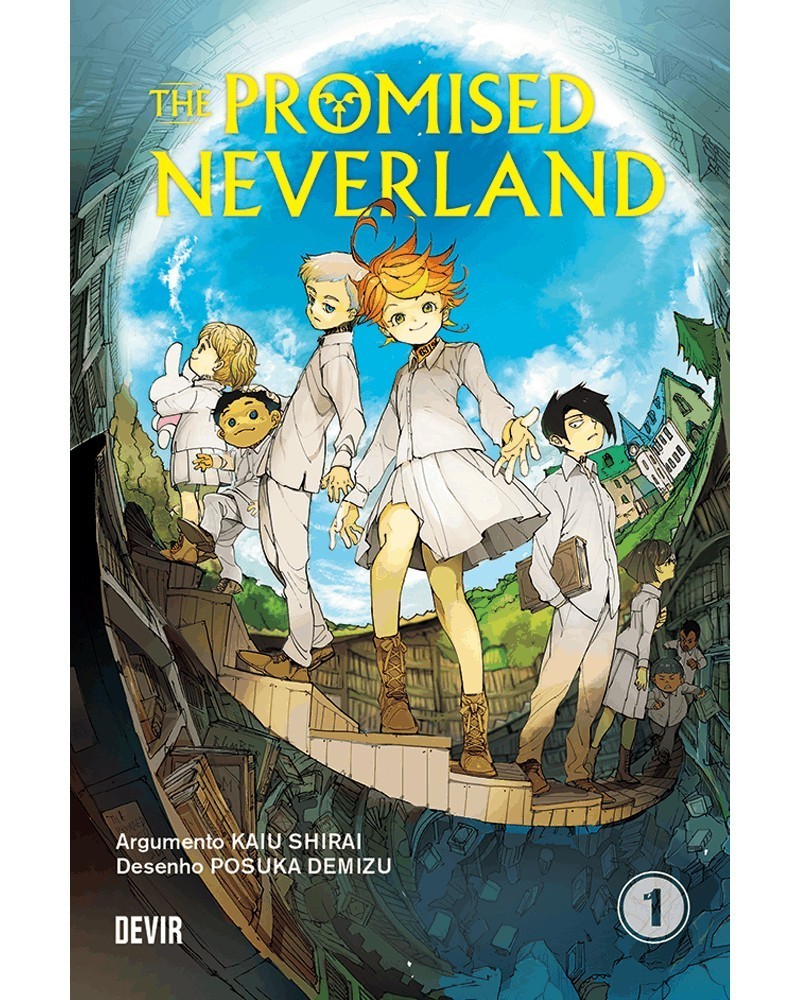 Promised Neverland vol.1 (Ed. Portuguesa), capa
