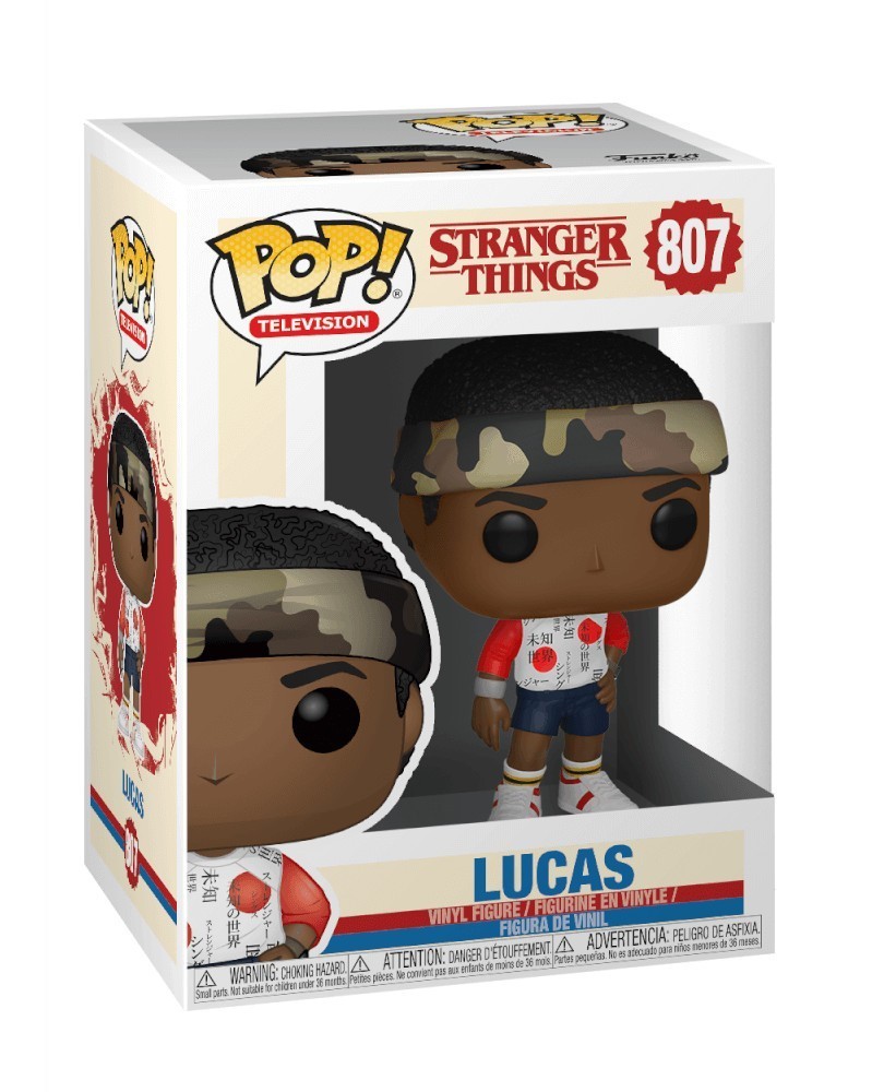 Funko POP TV- Stranger Things - Lucas (Season 3), caixa