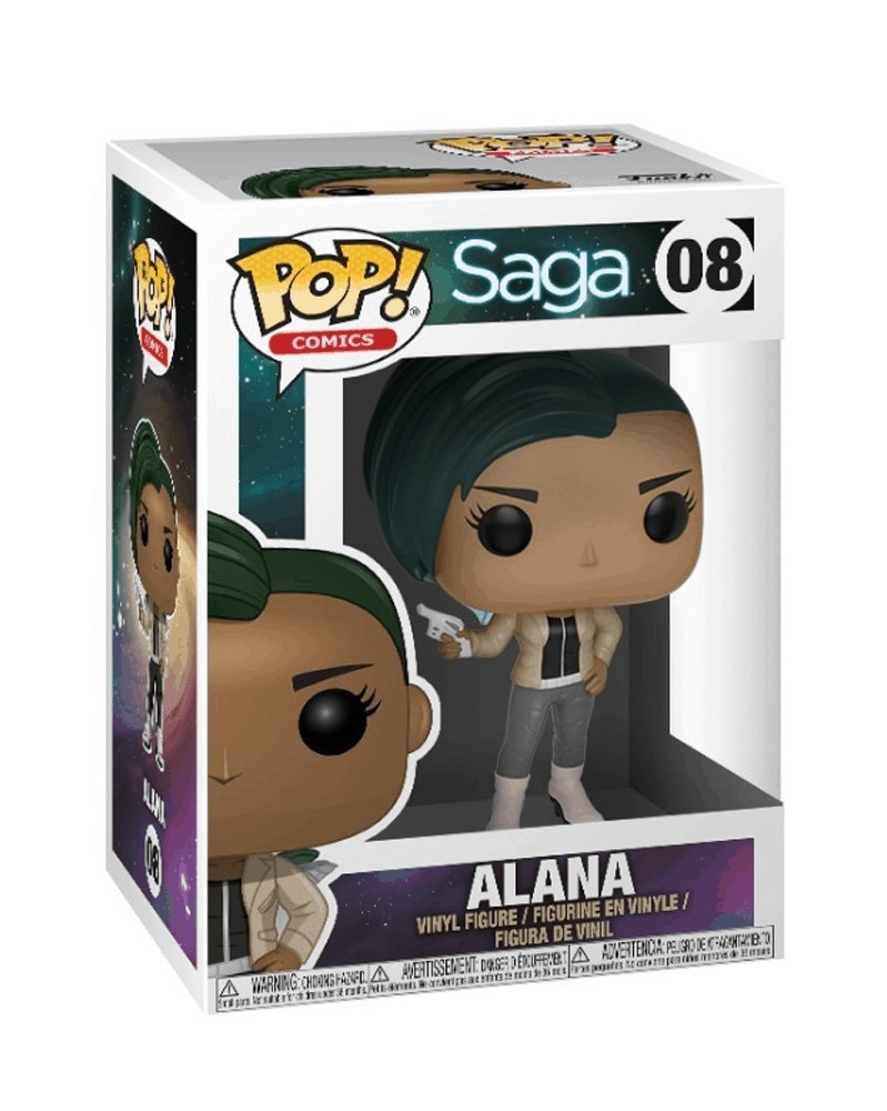 Funko POP Comics - Saga - Alana, caixa