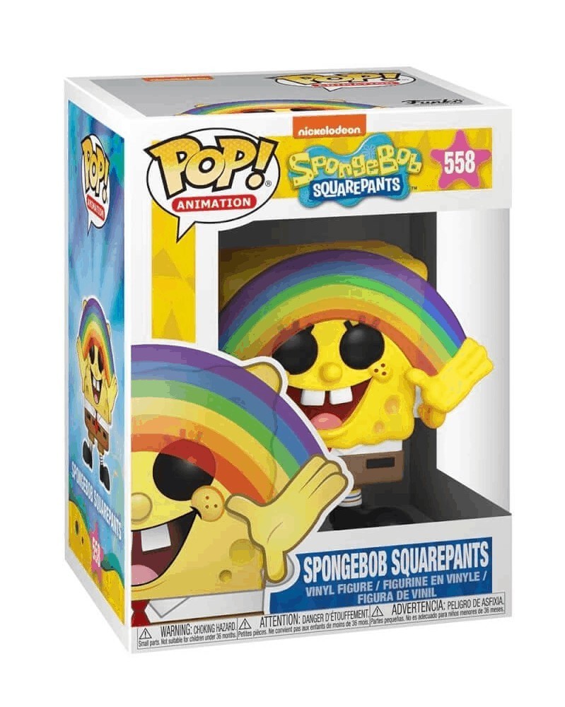 POP Animation - Spongebob Squarepants - Rainbow Spongebob, caixa