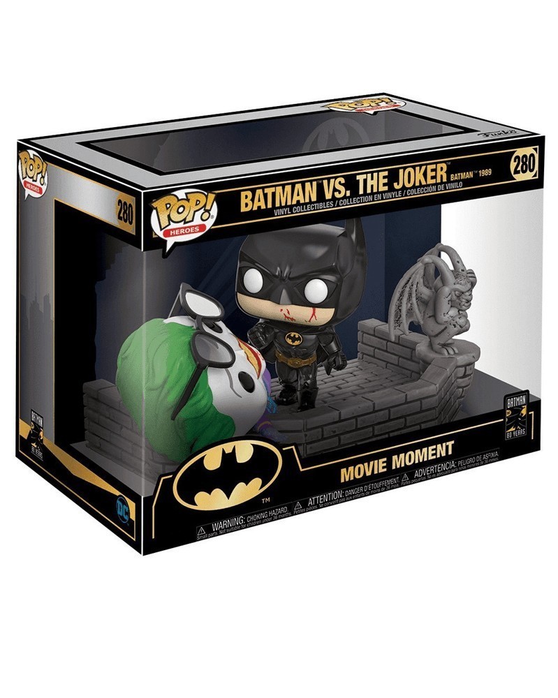 POP Movie Moment - Batman: 80th Anniversary - Batman vs Joker (1989), caixa POP Movie Moment - Batman: 80th Anniversary - Batman vs Joker (1989), caixa