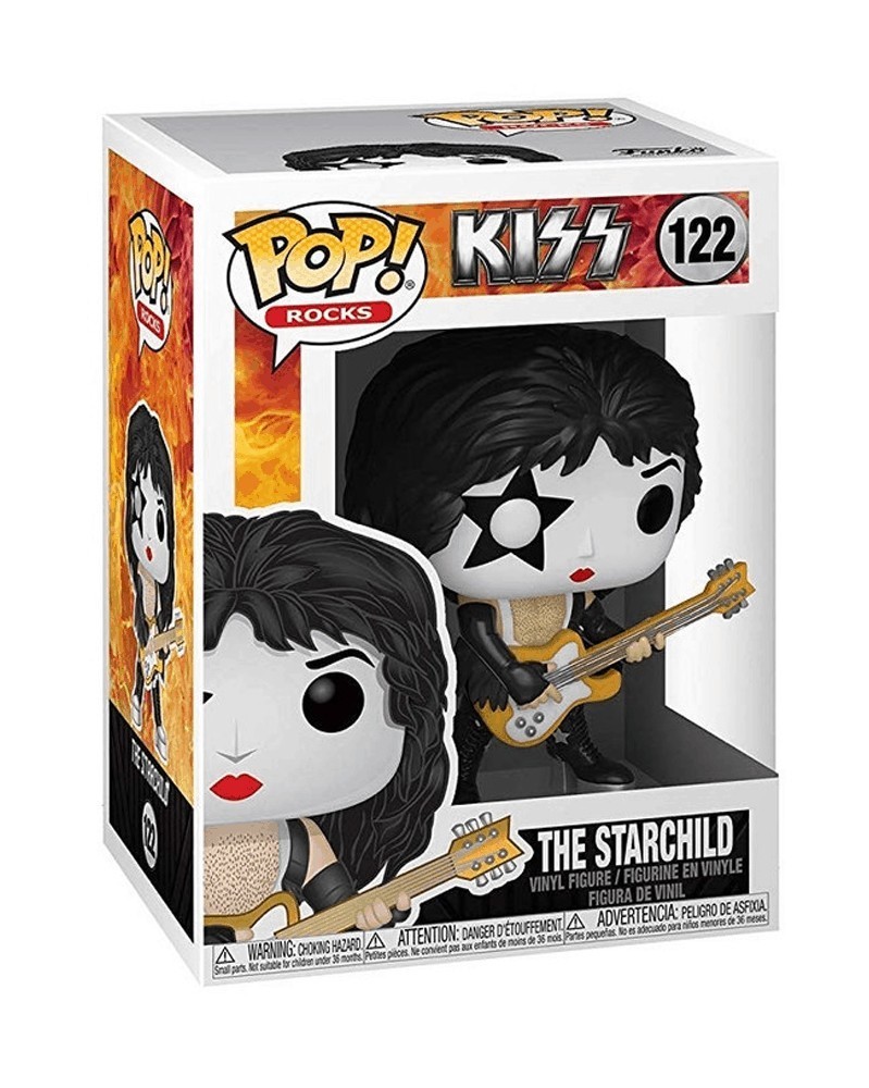 Funko POP Rocks - Kiss - The Starchild, caixa Funko POP Rocks - Kiss - The Starchild, caixa