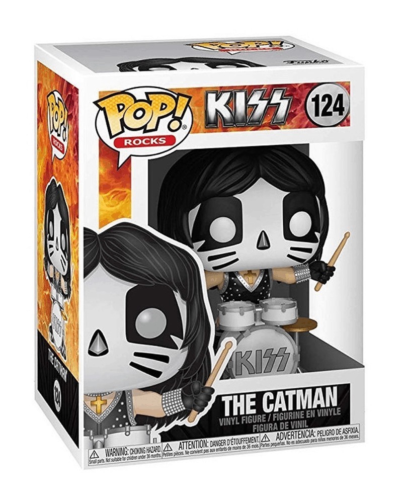 Funko POP Rocks - Kiss - The Catman, caixa Funko POP Rocks - Kiss - The Catman, caixa