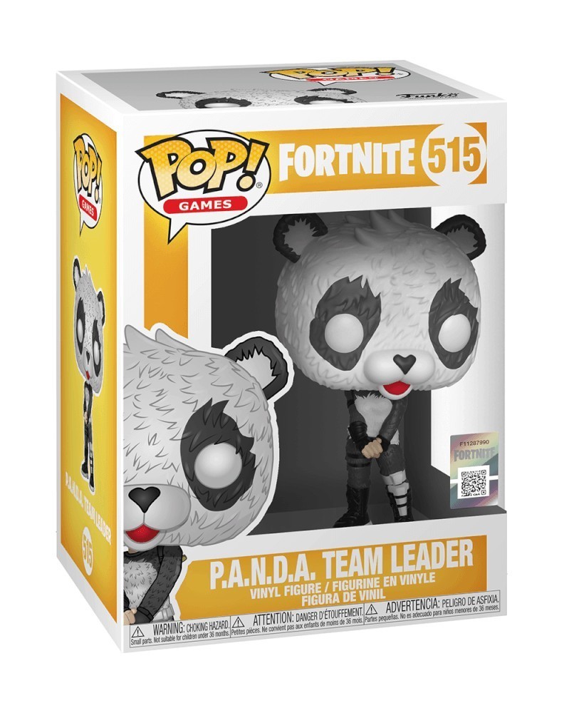 Funko POP Games - Fortnite - Panda Team Leader, caixa