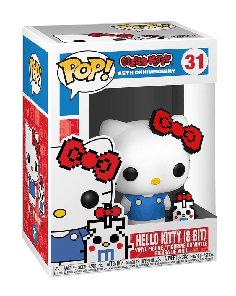 Funko POP Hello Kitty - Hello Kitty (8-Bit), caixa